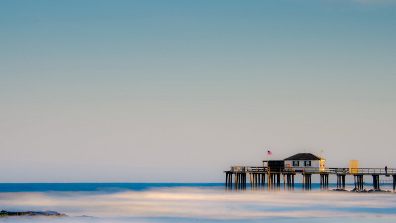 Pier with Small Building