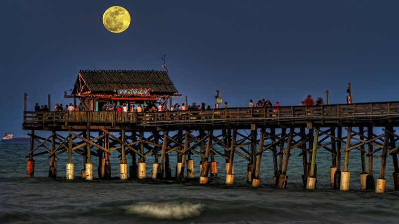 Pier with Tiki Bar