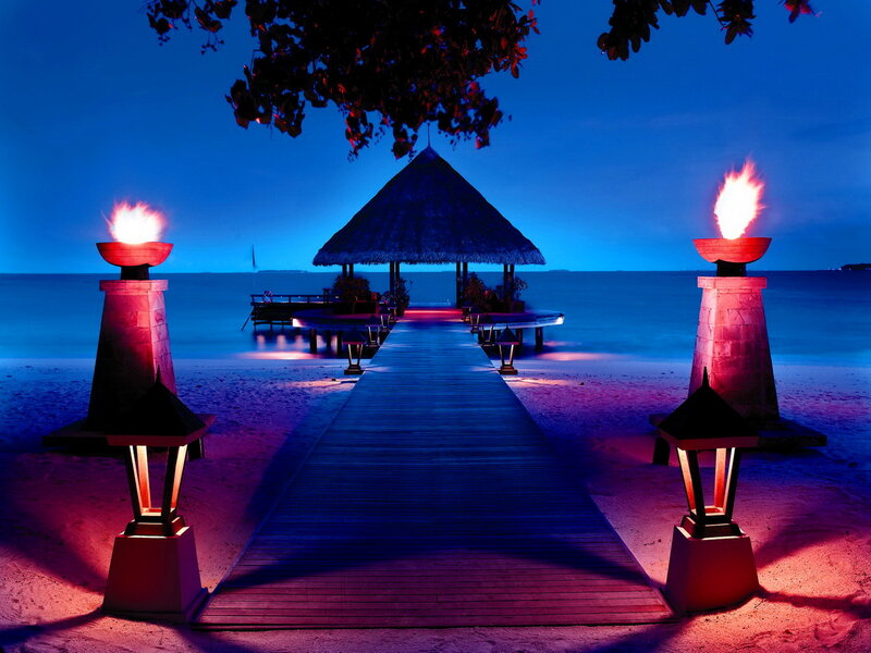 Pier with Torches