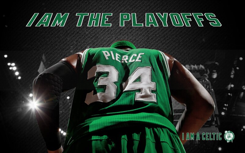 Pierce in Celtics jersey