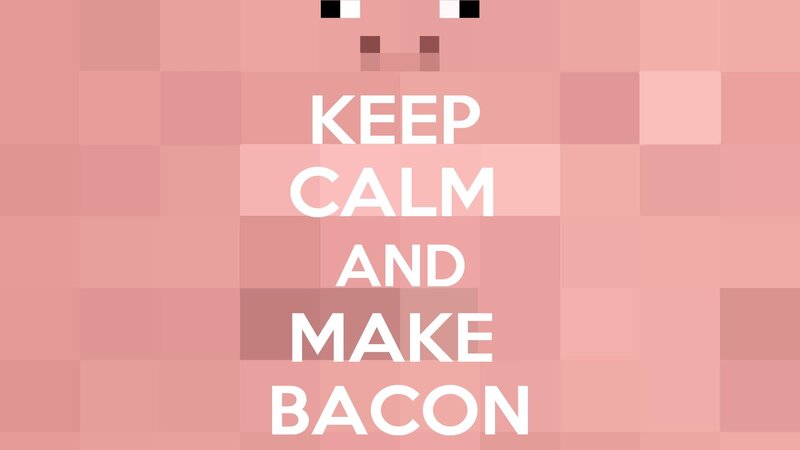 Pig Character with Text