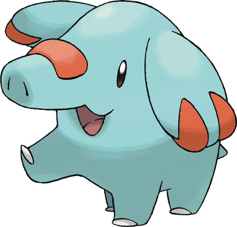 Pig-like Pokémon character
