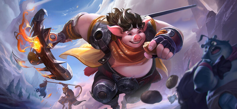 Pig-like Warrior in Armor