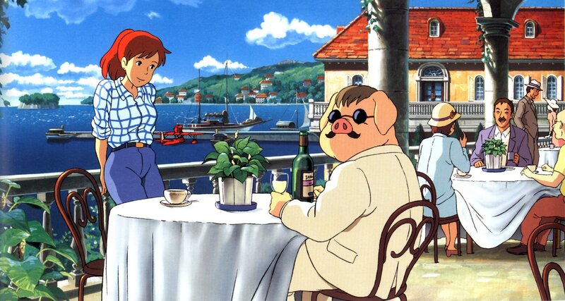 Pig Man at Table