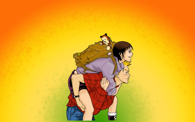 piggyback ride with stuffed animal
