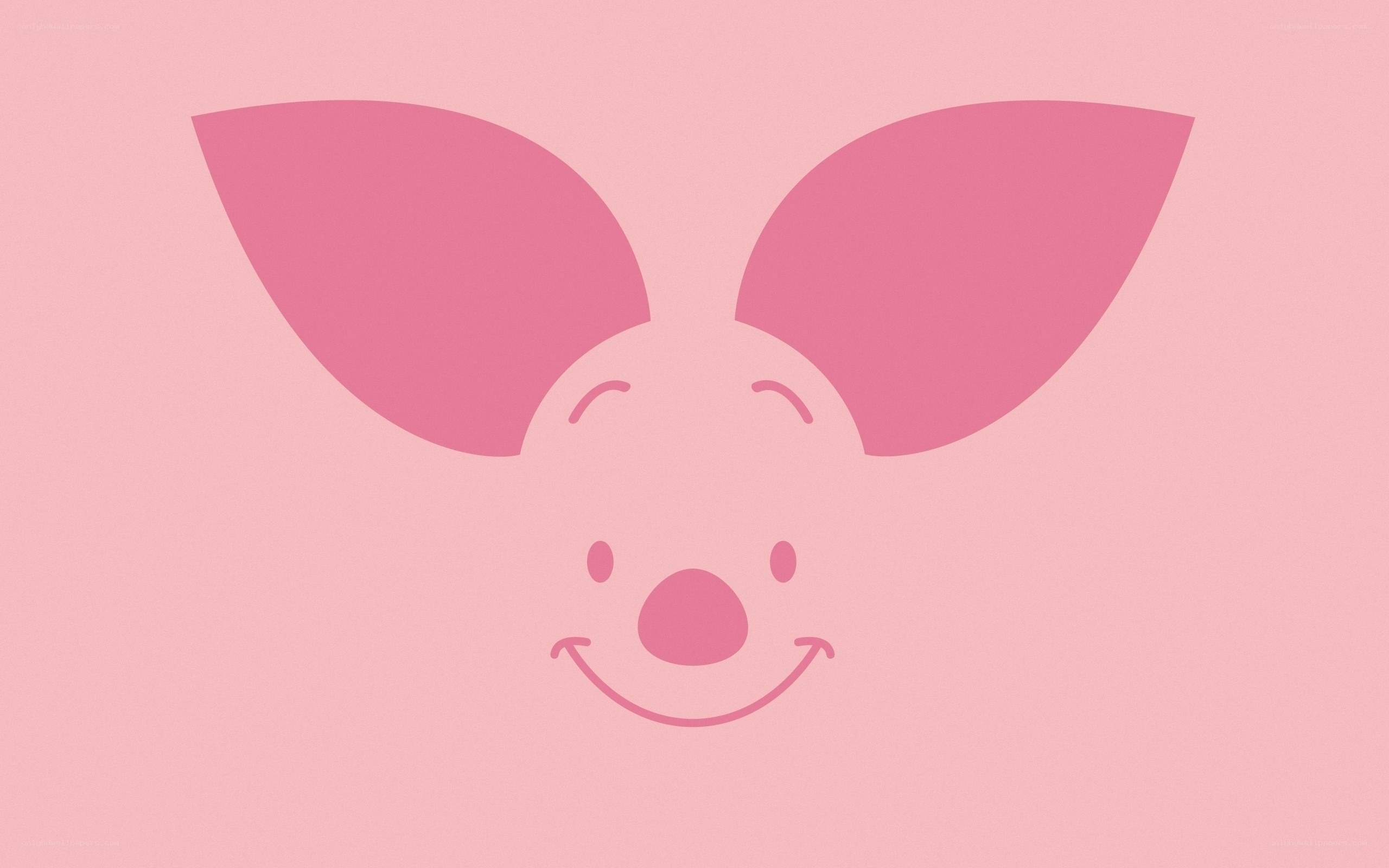 Piglet character face