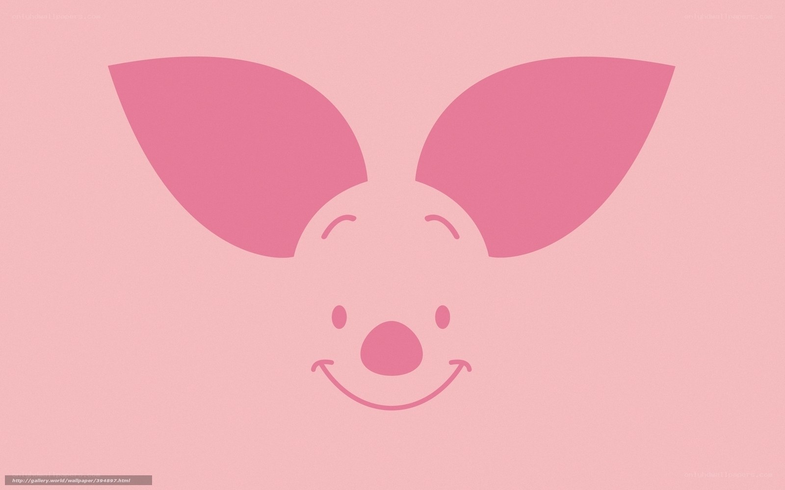 Piglet face illustration