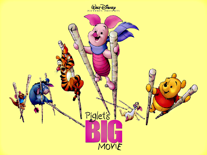 Piglet on Stilts — Yellow