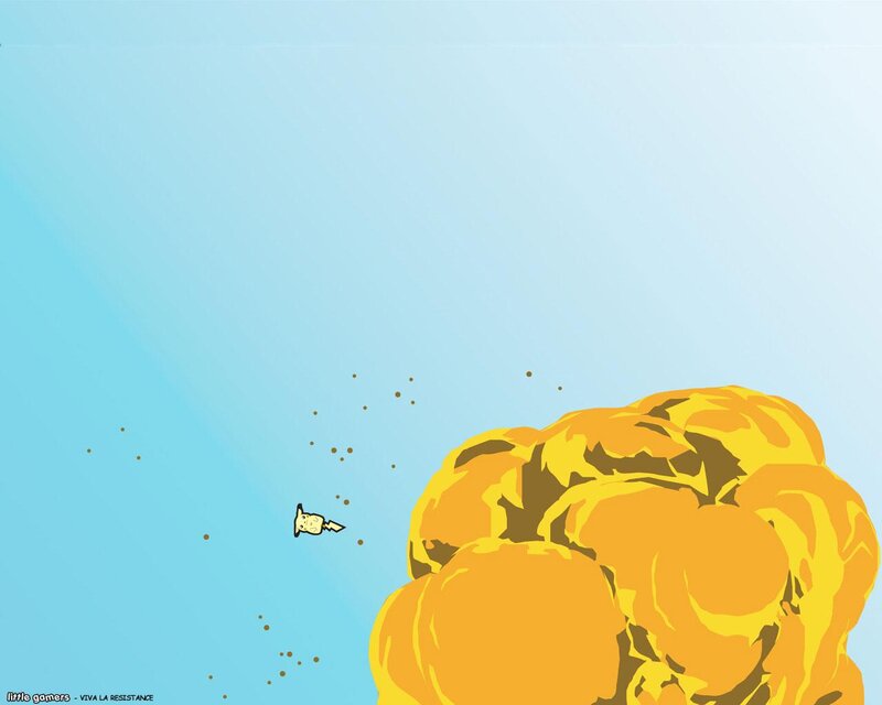 Pikachu after explosion
