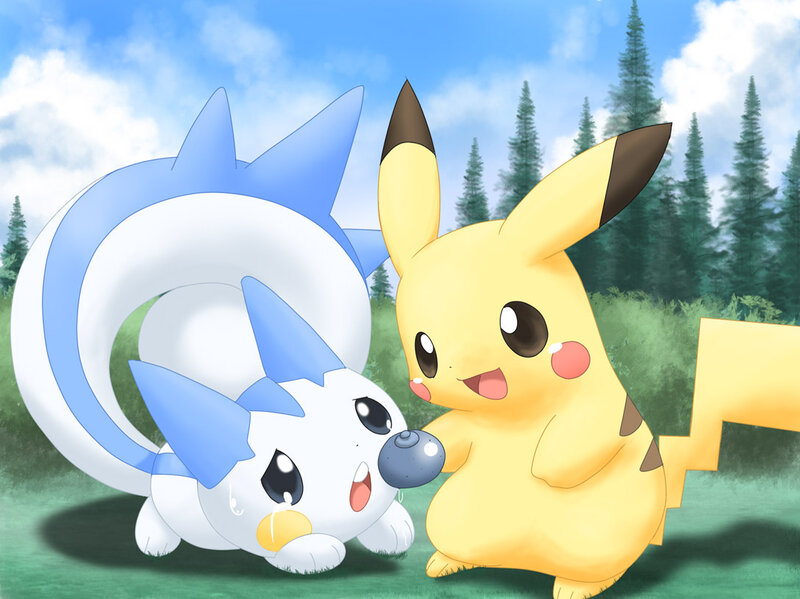 Pikachu and Buizel