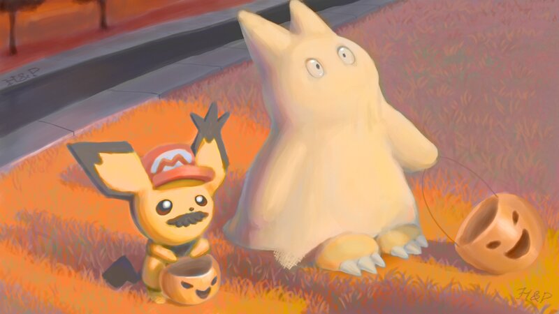 Pikachu and Drowzee