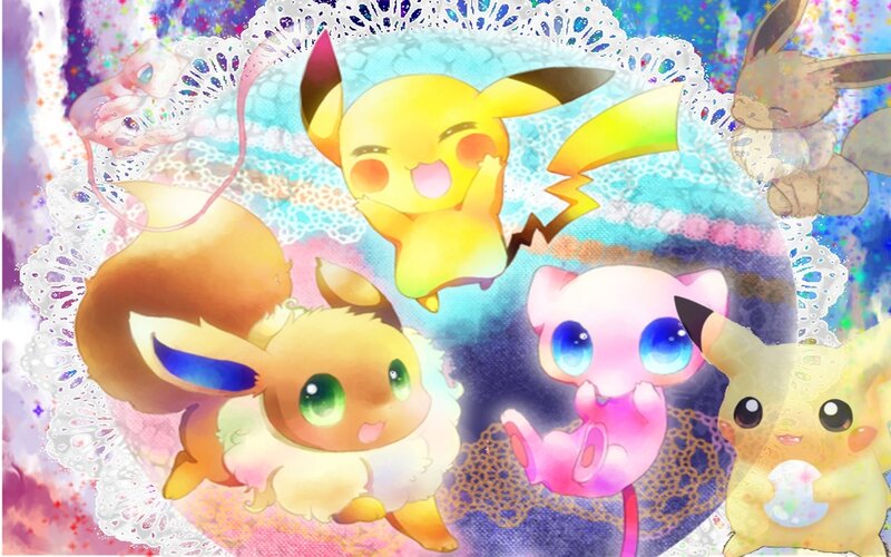Pikachu and Eevee