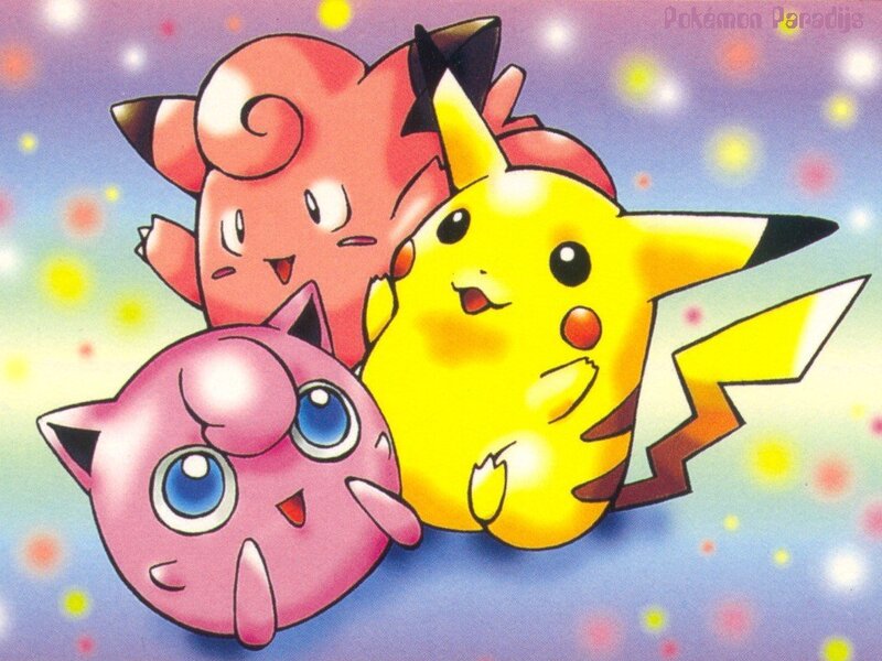 Pikachu and friends together