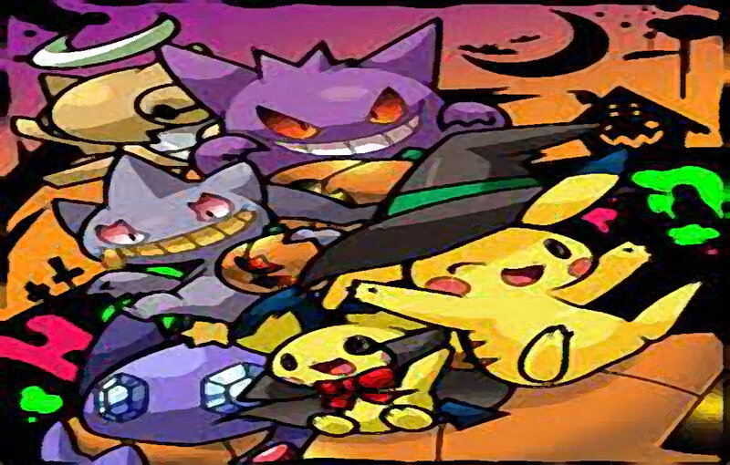 Pikachu and Gengar