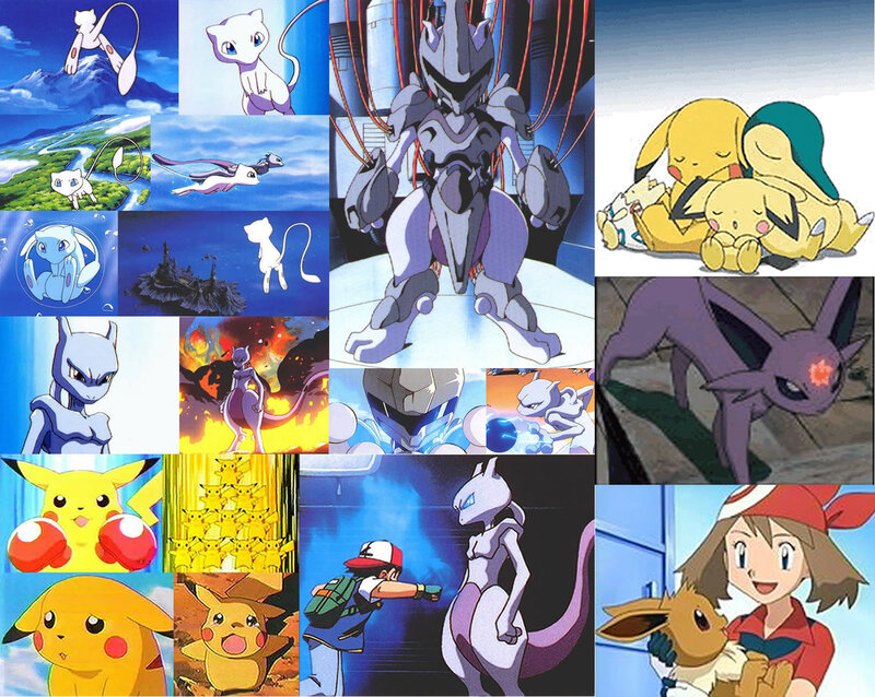 Pikachu and Mewtwo