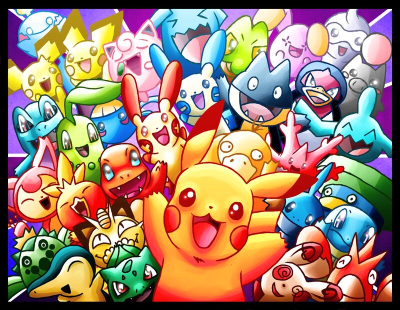 Pikachu and Other Pokémon — Yellow