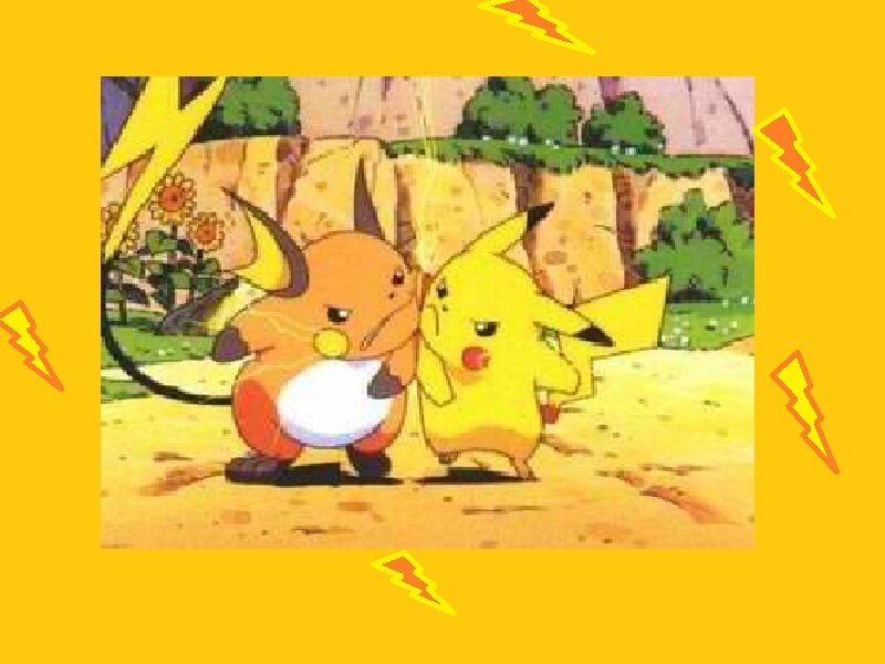Pikachu and Raichu