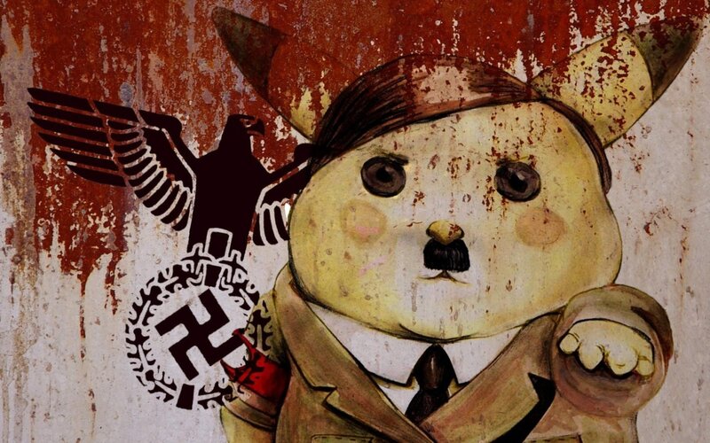 Pikachu as Hitler
