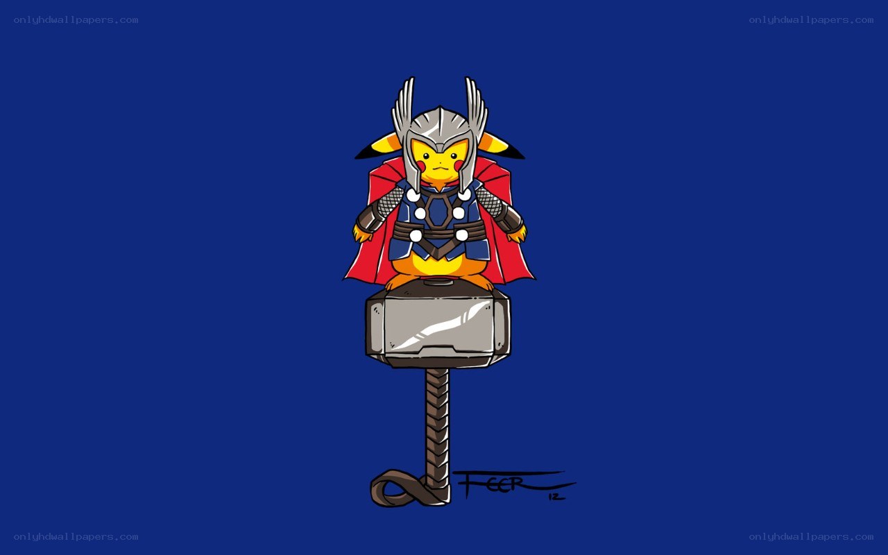 Pikachu as Thor