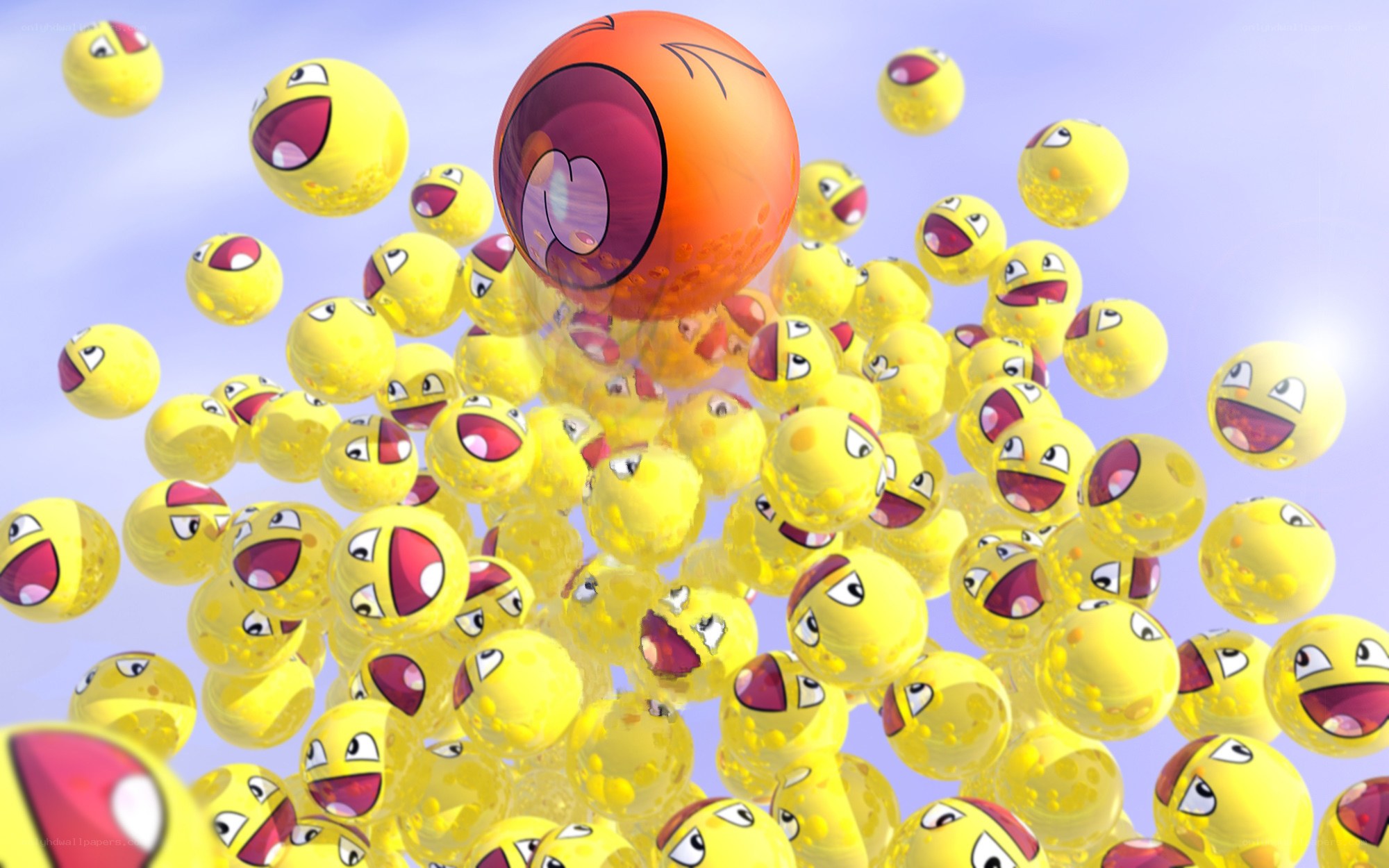 Pikachu balls in a crowd
