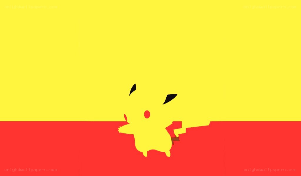 Pikachu breaking through a wall