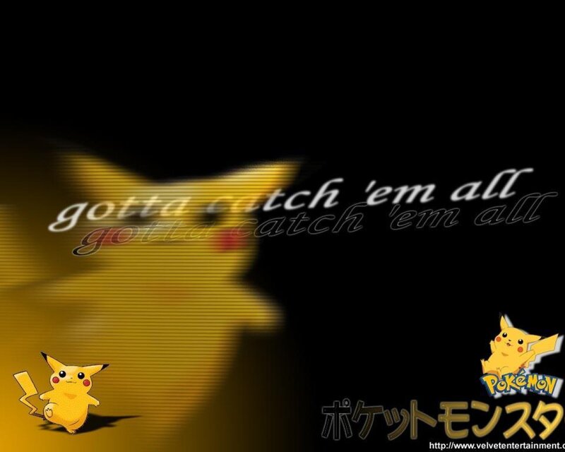 Pikachu Character — Black
