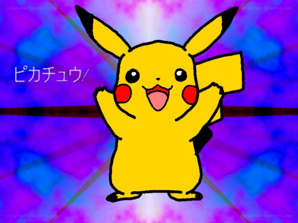 Pikachu character drawing