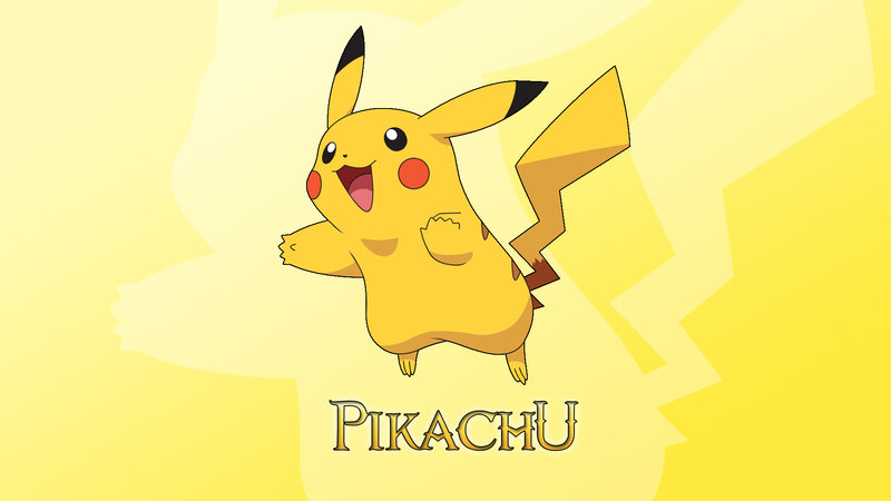 Pikachu character illustration