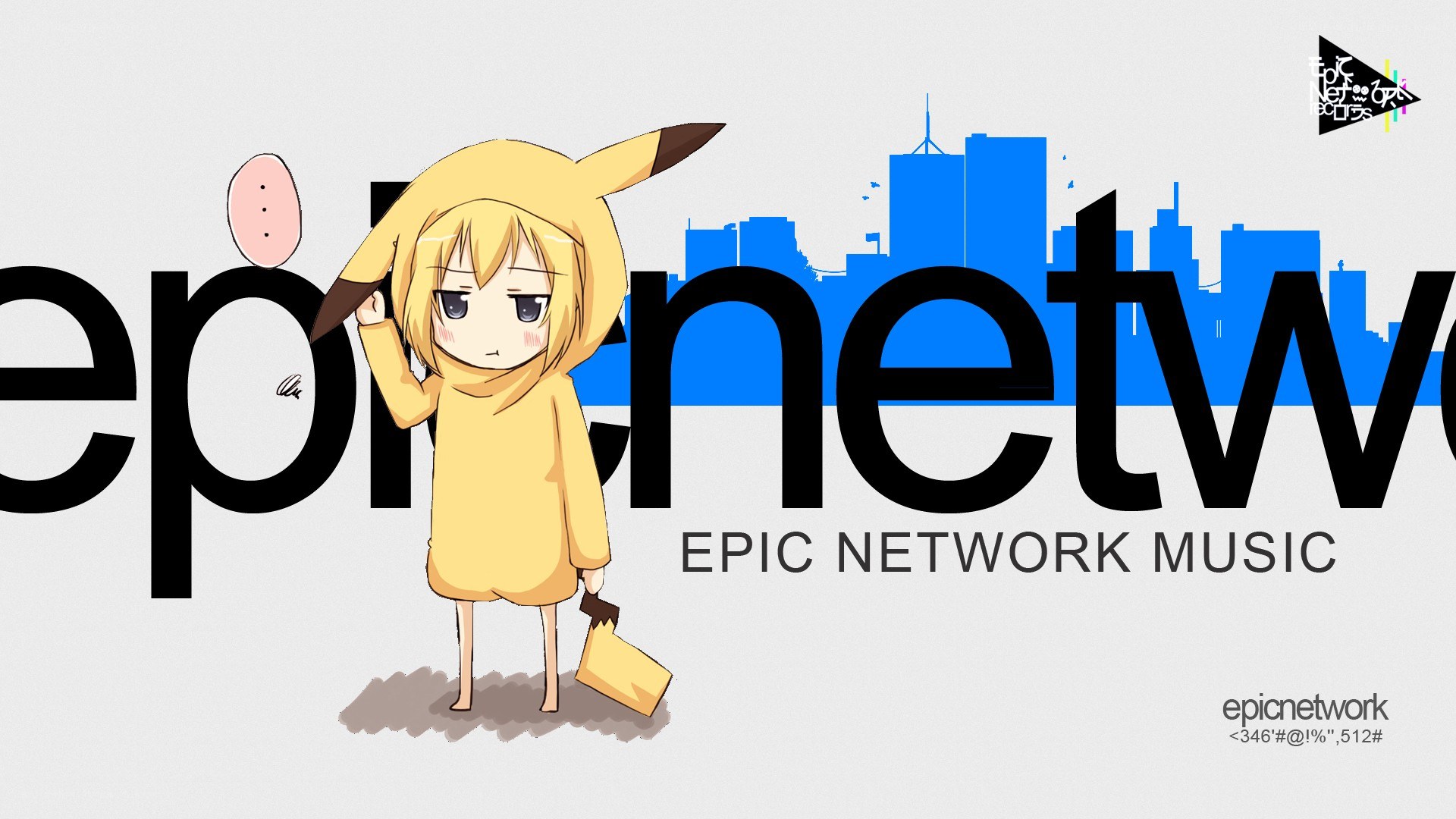 Pikachu character with epic network music