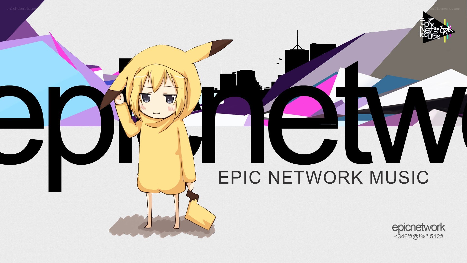Pikachu character with epic network music