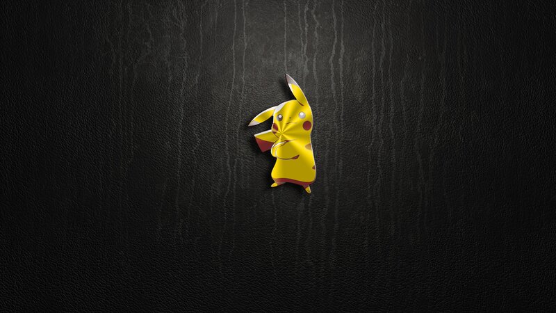 Pikachu Character — Yellow, Dramatic