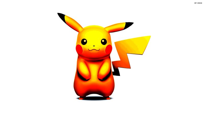 Pikachu Character — Yellow, Neutral