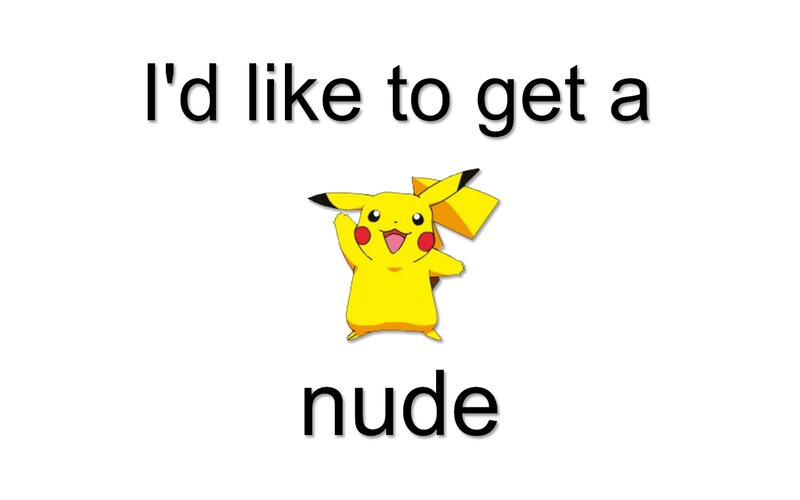 Pikachu Character — Yellow, Playful, Anime, Text
