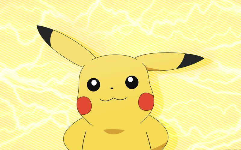 Pikachu Character — Yellow, Playful, Anime