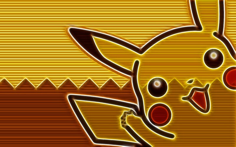 Pikachu Character — Yellow, Vibrant
