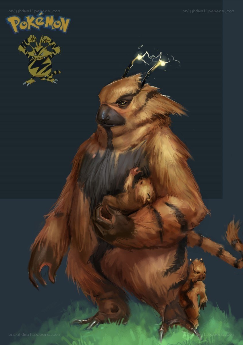 Pikachu concept art