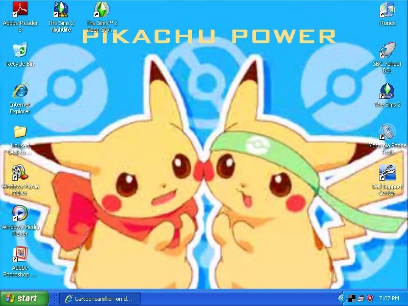 Pikachu desktop background