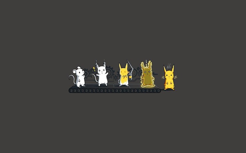 Pikachu Evolution Line — Yellow