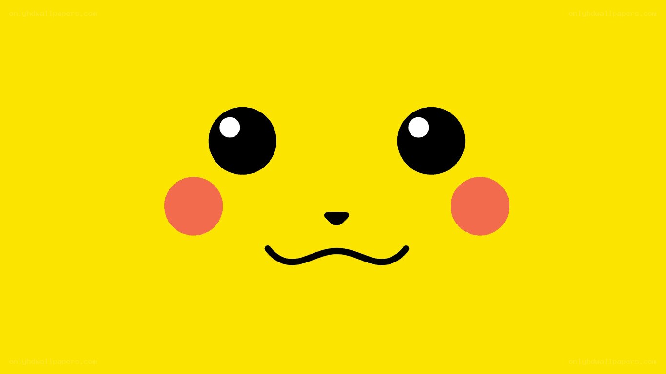 Pikachu face illustration