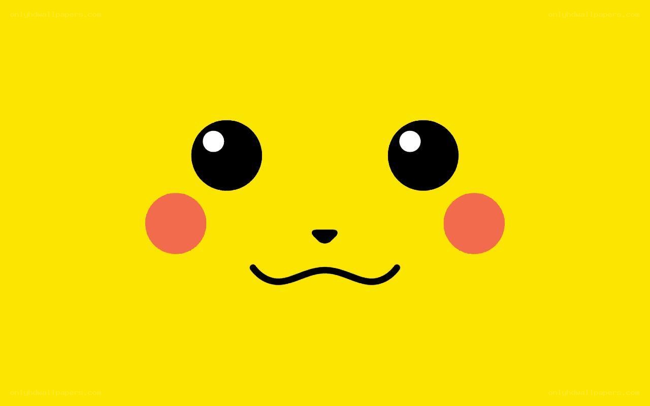 Pikachu face illustration
