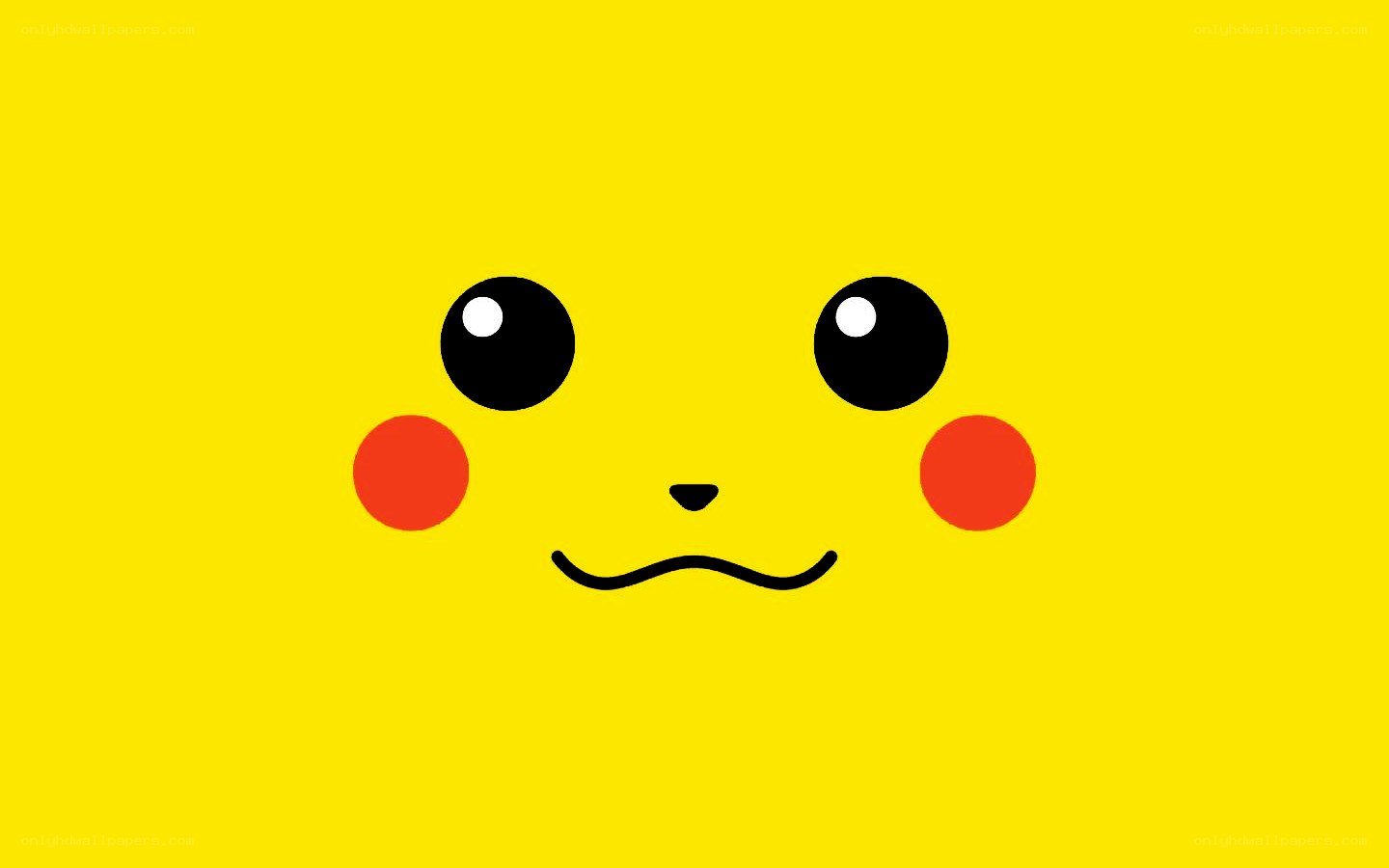 Pikachu face illustration