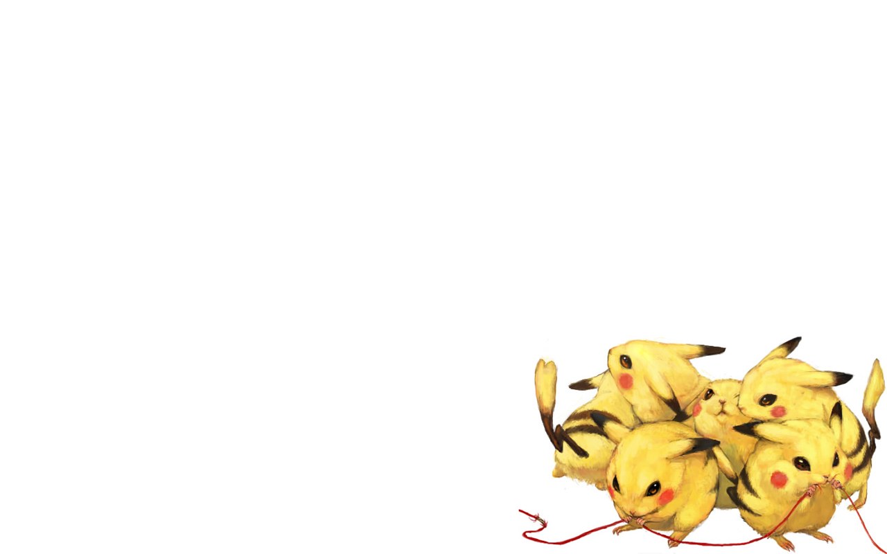 Pikachu group illustration