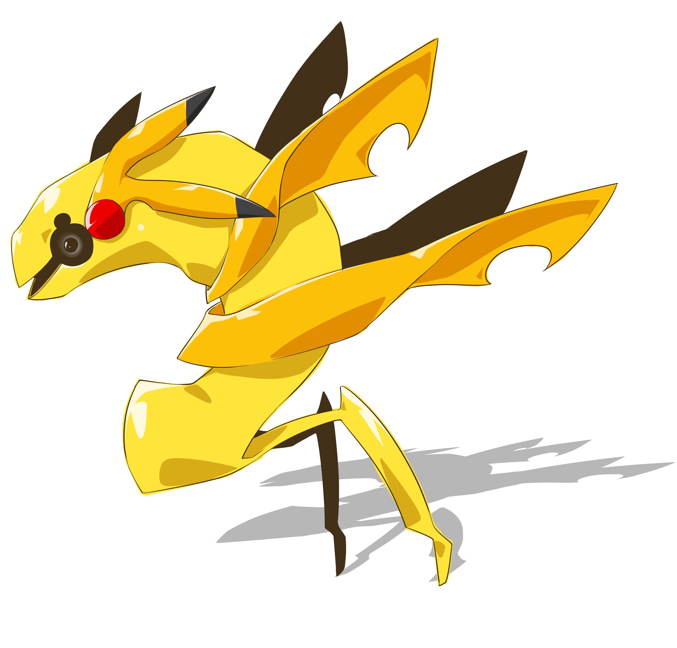 Pikachu in a dynamic pose