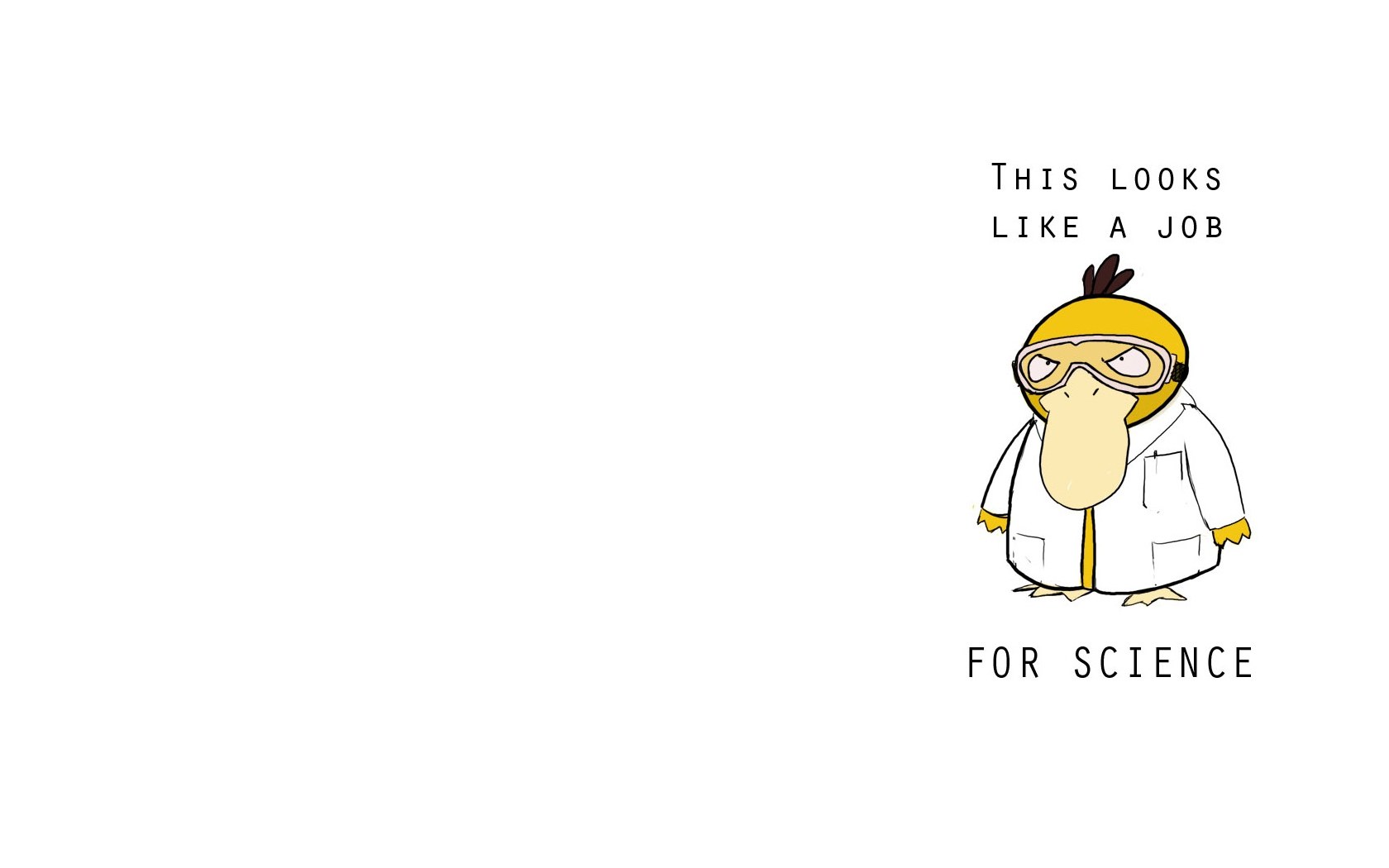 Pikachu in a lab coat