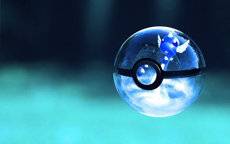 Pikachu in a Poké Ball