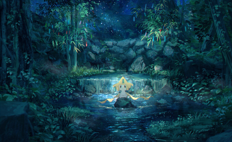 Pikachu in a Stream