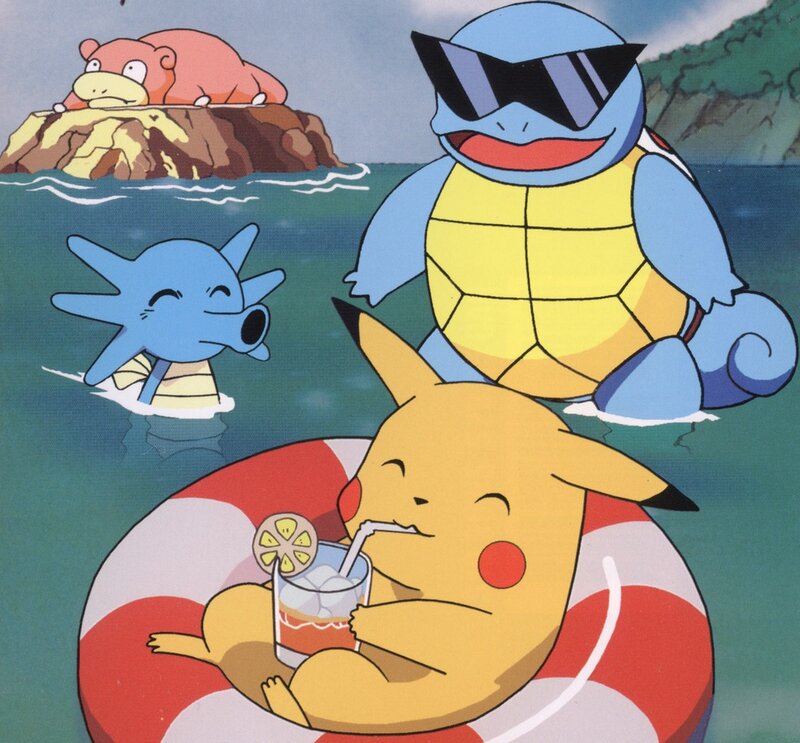 Pikachu in Floatie