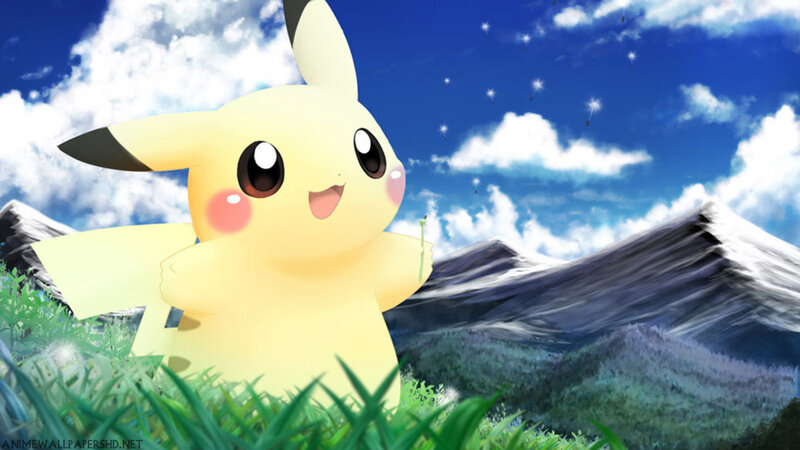 Pikachu in Grass — Yellow, Serene, Afternoon