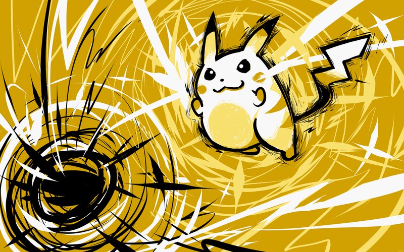 Pikachu in Motion