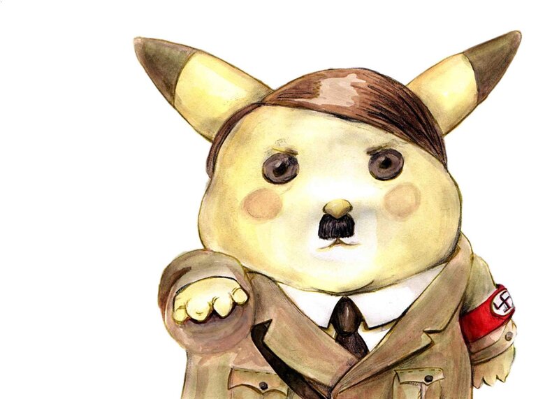Pikachu in Nazi uniform